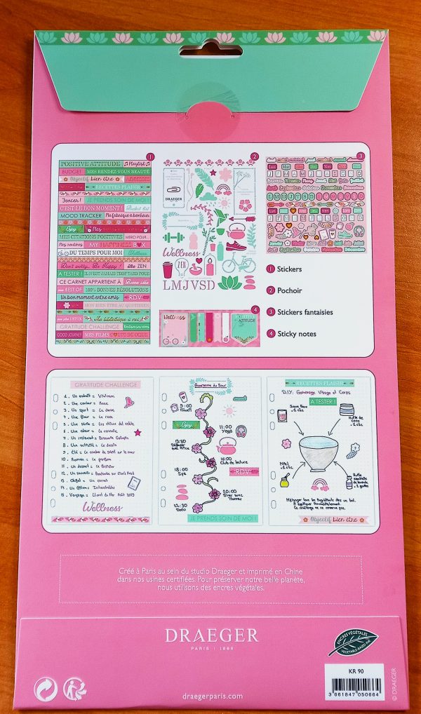 Kit Décoration "Bullet Journal" thème Bien-être